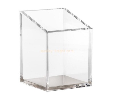 Customize acrylic pencil and pen holder lucite organizer plexiglass box DBK-1257