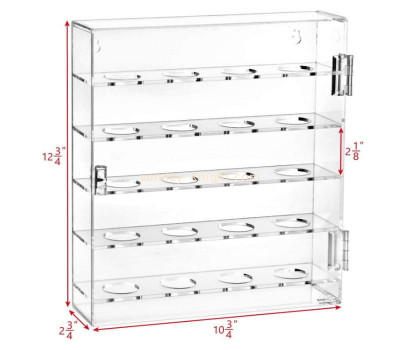 Custom acrylic mountable golf balls display case plexiglass cabinet lucite organizer DBK-1259