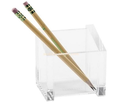 Custom acrylic pencil holder cup lucite cosmetics brush organizers plexiglass pen holder box DBK-1261