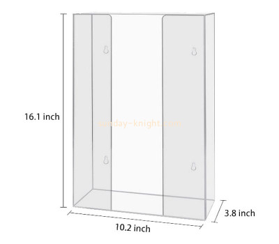 Custom acrylic glove dispenser plastic glove rack plexiglass gloves box perspex holder DBK-1264