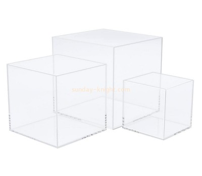 Custom 5 sided plexiglass boxes acrylic display box lucite museum case for collectibles DBK-1266