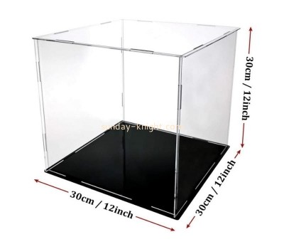 Custom acrylic display case lucite countertop box perspex organizer plexiglass showcase for action figures toys collectibles DBK-1295