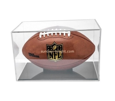 Custom acrylic football display case plexiglass box lucite showcase DBK-1299