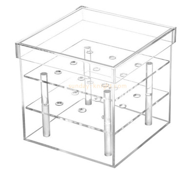 Custom acrylic flowers box perspex roses box DBK-1332