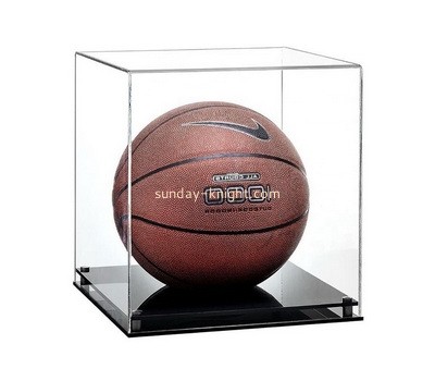 Customize plexiglass basketball display case acrylic ball showcase DBK-1348