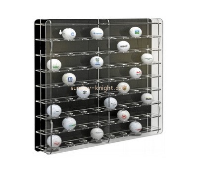 Customize plexiglass golfball display case lucite golfball showcase DBK-1353