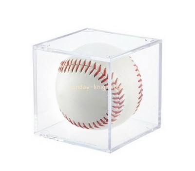 Customize lucite baseball showcase acrylic baseball display case DBK-1350
