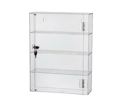 Customize acrylic lockable showcase plexiglass display case DBK-1352