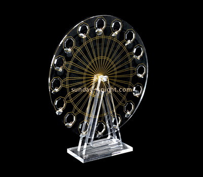 Custom acrylic crafts acrylic table stand lit acrylic stand for table ODK-847