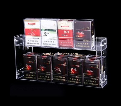 Perspex manufacturer customize acrylic cigarette display stand lucite display holder ODK-963