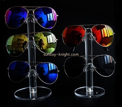 Acrylic supplier customize plexiglass sunglasses display racks lucite eyeglasses display shelf ODK-967