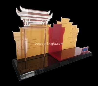 Acrylic display stand manufacturer customize desktop plexiglass crafts ODK-992