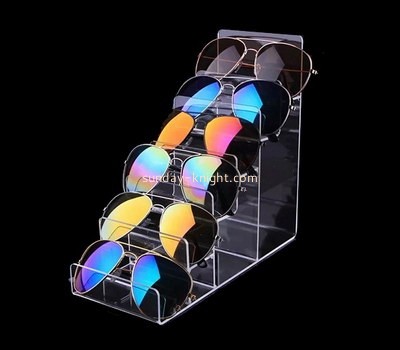 Lucite manufacturer customize acrylic sunglasses display riser plexiglass eyeglasses display holder ODK-998