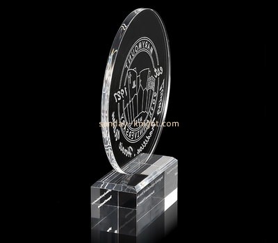 Acrylic supplier customize plexiglass trophy lucite medal ODK-1021