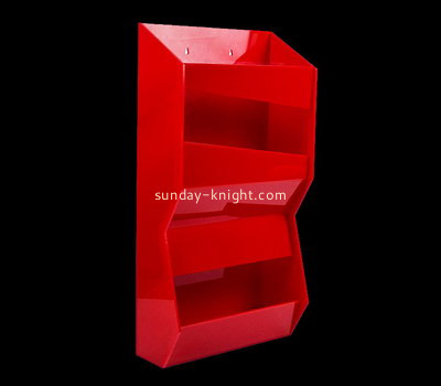 Acrylic factory customize plexiglass wall display rack perspex display shelf ODK-1023