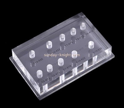 Acrylic manufacturer customize plexiglass display block lucite display block ODK-1086