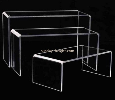 Acrylic manufacturer customize lucite display risers perspex display stands ODK-1089