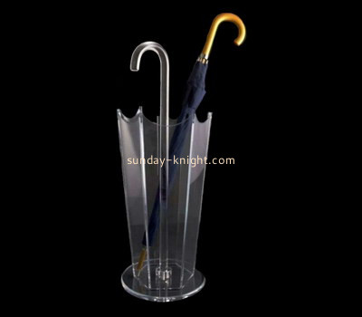 Plexiglass factory customize acrylic umbrella organizer lucite umbrella holder ODK-1093