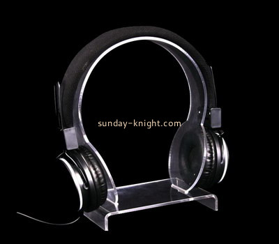 Perspex supplier customize acrylic headphone display rack lucite earphone display stand ODK-1095