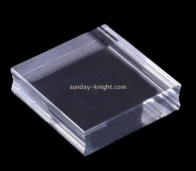 Lucite supplier customize acrylic handmade stamping block ODK-1111