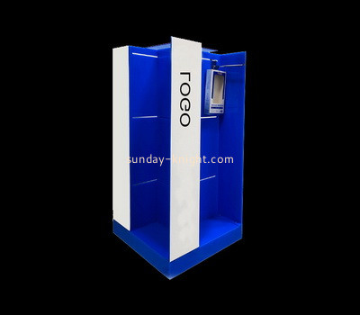 Acrylic manufacturer customize plexiglass retail display rack ODK-1137