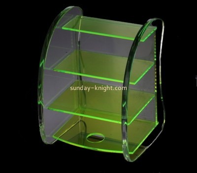 Plexiglass factory customize countertop acrylic tiered display holder ODK-1158