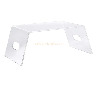 Acrylic manufacturer customize acrylic laptop riser lucite bed table AFK-305