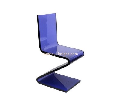 Perspex manufacturer customize acrylic Z shape chair AFK-312