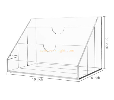 Acrylic factory customize plexiglass tabletop mail sorter organizer BHK-788