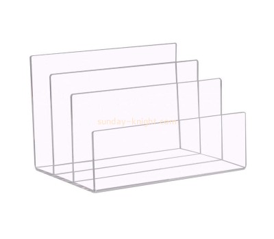Acrylic facotry customize desktop plexiglass file sorter holder BHK-797