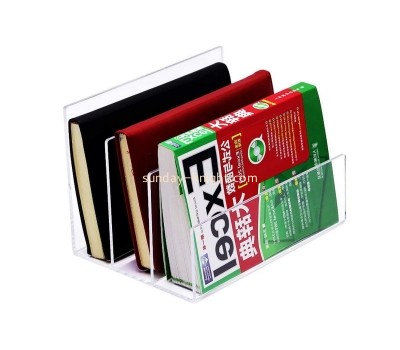 Acrylic supplier customize desktop lucite book sorter holder BHK-796