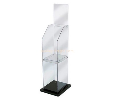 Plexiglass supplier customize acrylic floor standing pamphlet holder BHK-808