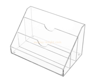 Plexiglass supplier customize 3 slot acrylic tabletop mail sorter BHK-823