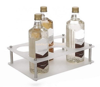 Plexiglass supplier customize acrylic wine bottles stand WDK-105