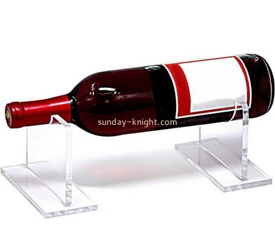 Acrylic factory customize wine hampagne bottle holder rack WDK-119