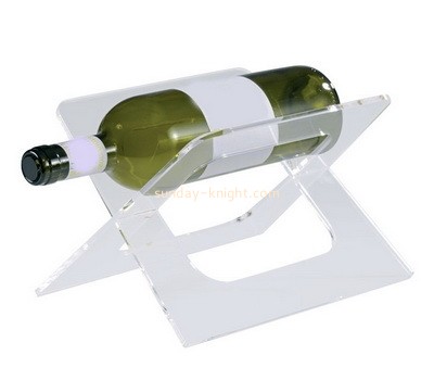 Plexiglass manufacturer customize acrylic wine bottle display rack WDK-120