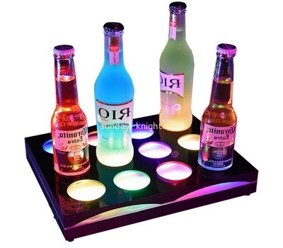 Plexiglass supplier customize acrylic bar cocktail LED display holder WDK-122