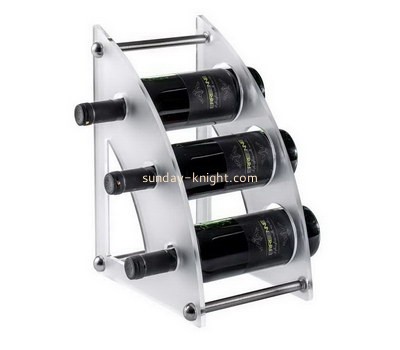 Acrylic supplier customize plexiglass wine bottles holder WDK-127