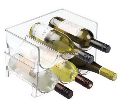 Acrylic supplier customize plexiglass wine bottle holders WDK-135