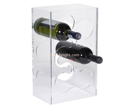 Lucite manufacturer customize acrylic wine bottle holder WDK-138