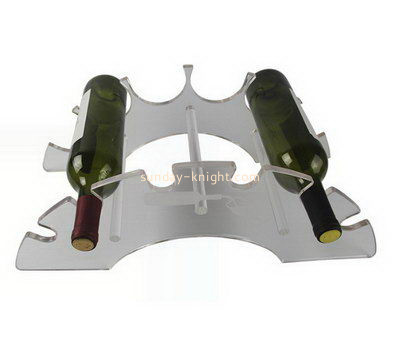 Plexiglass manufacturer customize acrylic wine bottle holder WDK-144