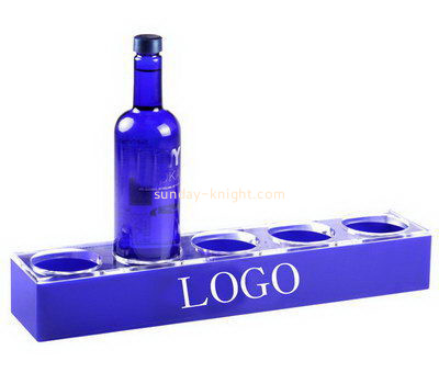 Plexiglass factory customize acrylic wine bottle holder WDK-146