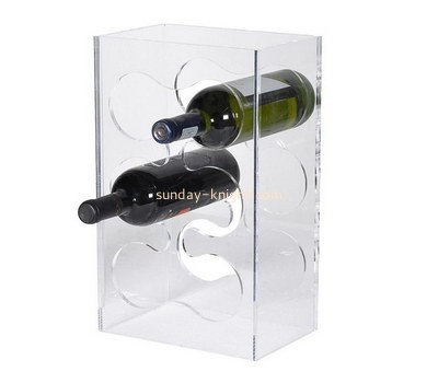 Acrylic supplier customize lucite wine bottle holder WDK-159