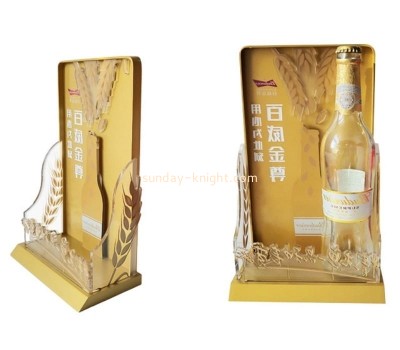 Acrylic manufacturer customize plexiglass wine display holder WDK-173