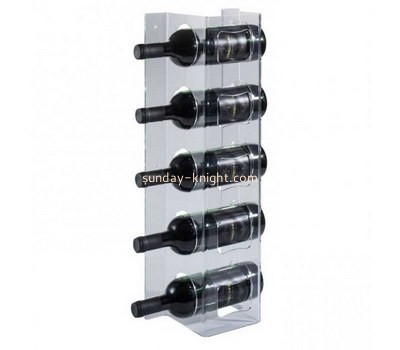 Acrylic supplier customize plexiglass wine bottle holder WDK-174