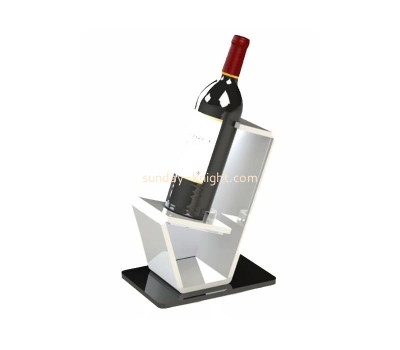 Acrylic supplier customize perspex wine bottle holder WDK-183