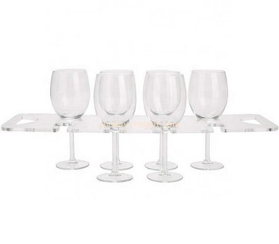 Lucite supplier customize acrylic wine glass holder WDK-187