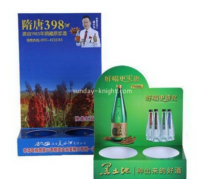Plexiglass supplier customize acrylic liquor display riser WDK-194
