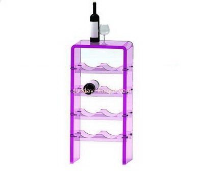 Perspex supplier customize acrylic wine bottle holder stand WDK-196