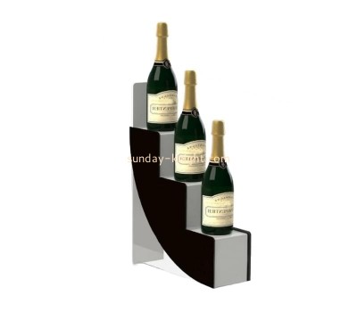 Acrylic supplier custom plexiglass liquor display shelf WDK-198